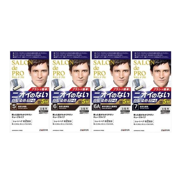 Salon De Pro Men's Speedy Hair Color Cream, #5 Natural Brown