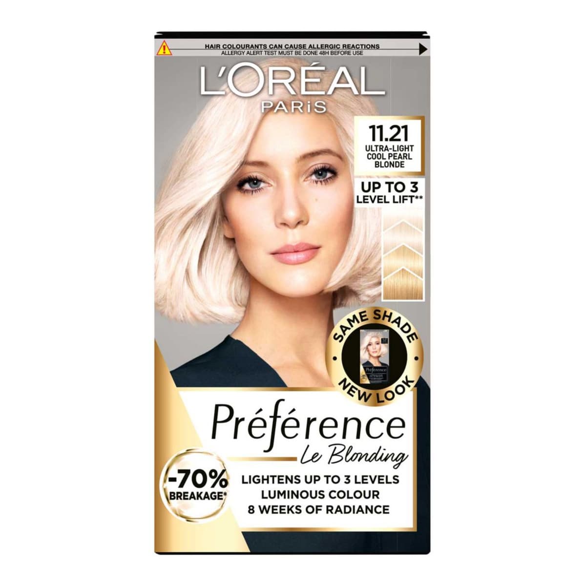 Paris Preference 11.21 Ultra Light Very Very Light Pearl Blonde Permanent Hair Dye