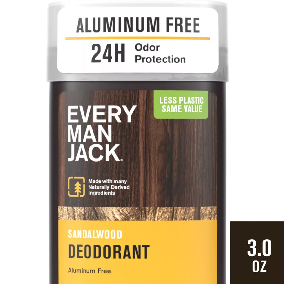 Sandalwood Men's Deodorant - Aluminum Free Natural Deodorant