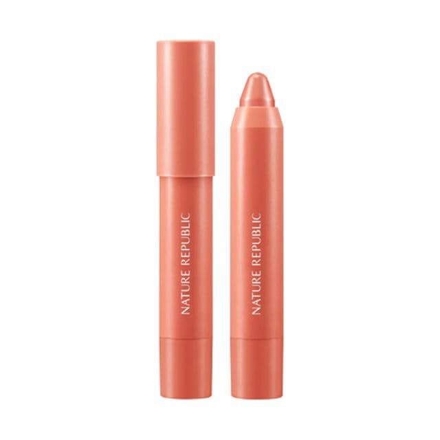 By Flower Eco Crayon Lip Velvet, #01 Angel Blush