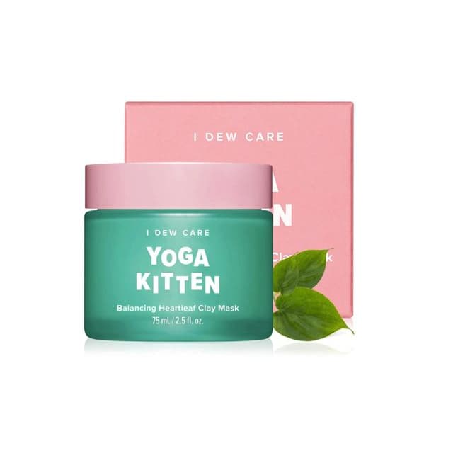 Yoga Kitten Balancing Heartleaf Clay Mask