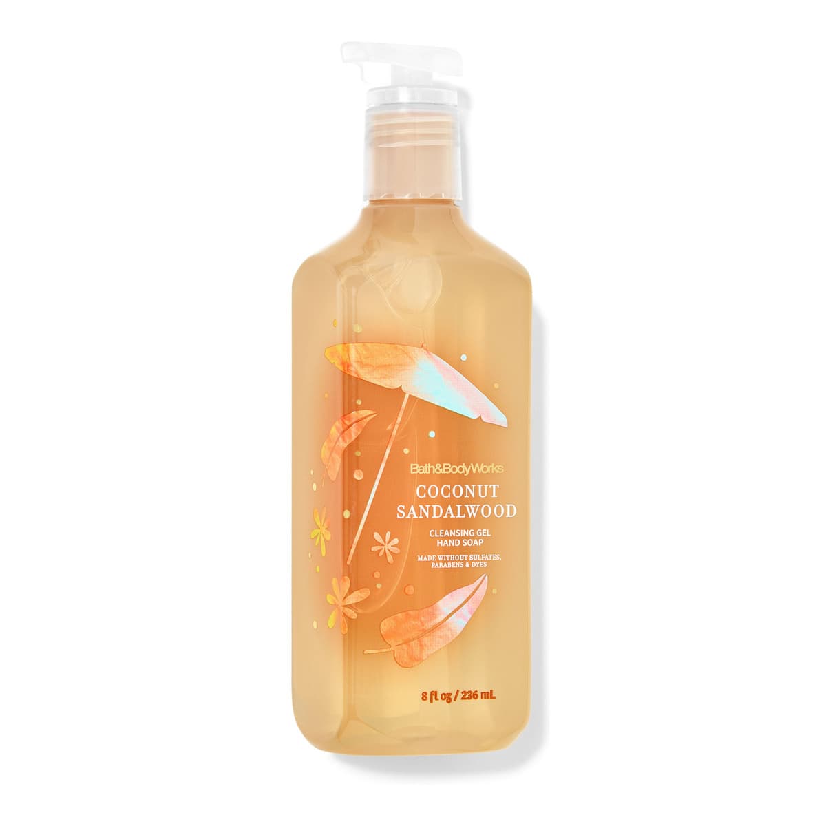 Coconut Sandalwood, Cleansing Gel Hand Soap