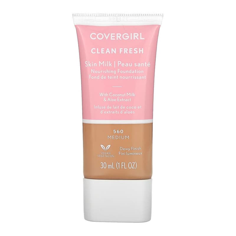 Clean Fresh, Skin Milk Nourishing Foundation, #560 Medium