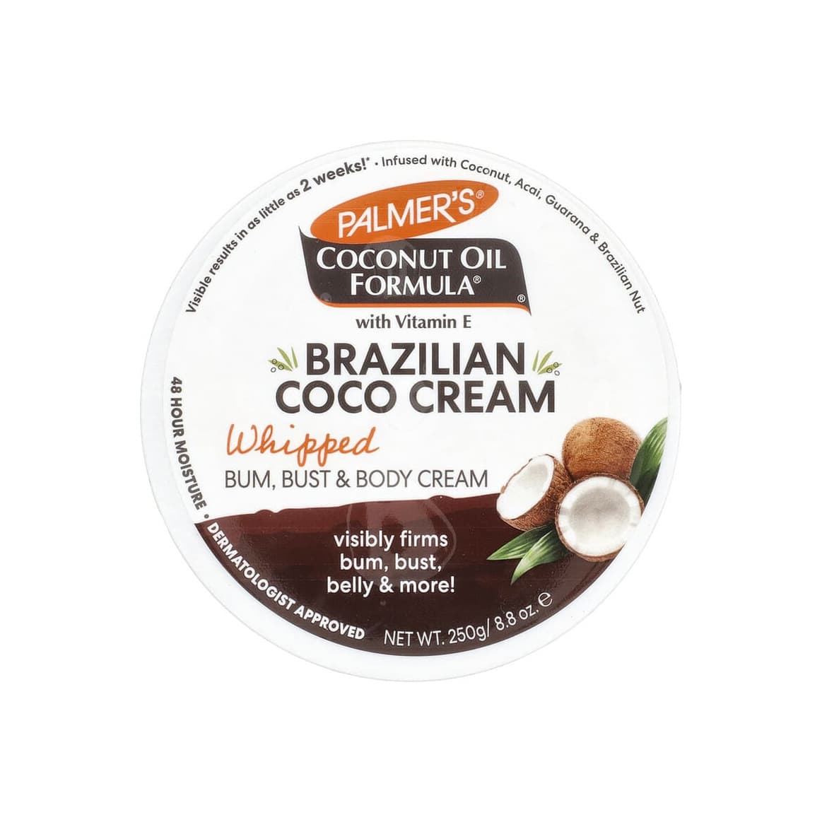 Coconut Oil Formula® with Vitamin E, Brazilian Coco Cream, Whipped