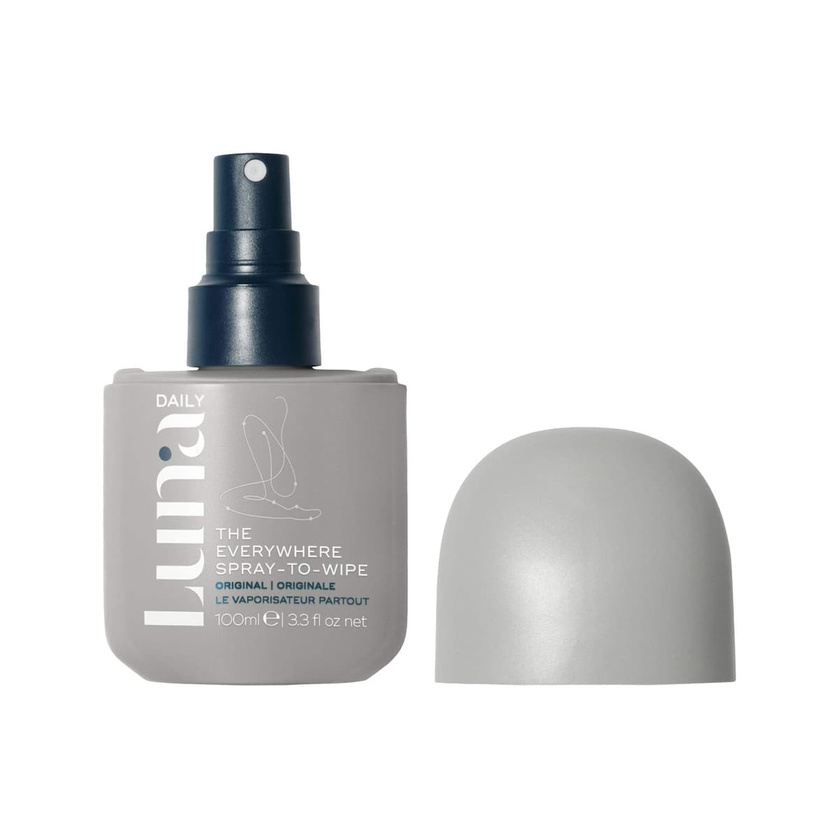 The Everywhere Spray-To-Wipe - pH balancing with Prebiotics + Vitamins C+E for All Skin