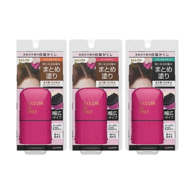Salon De Pro Hair Color Retouch Wide Marker, Natural Black