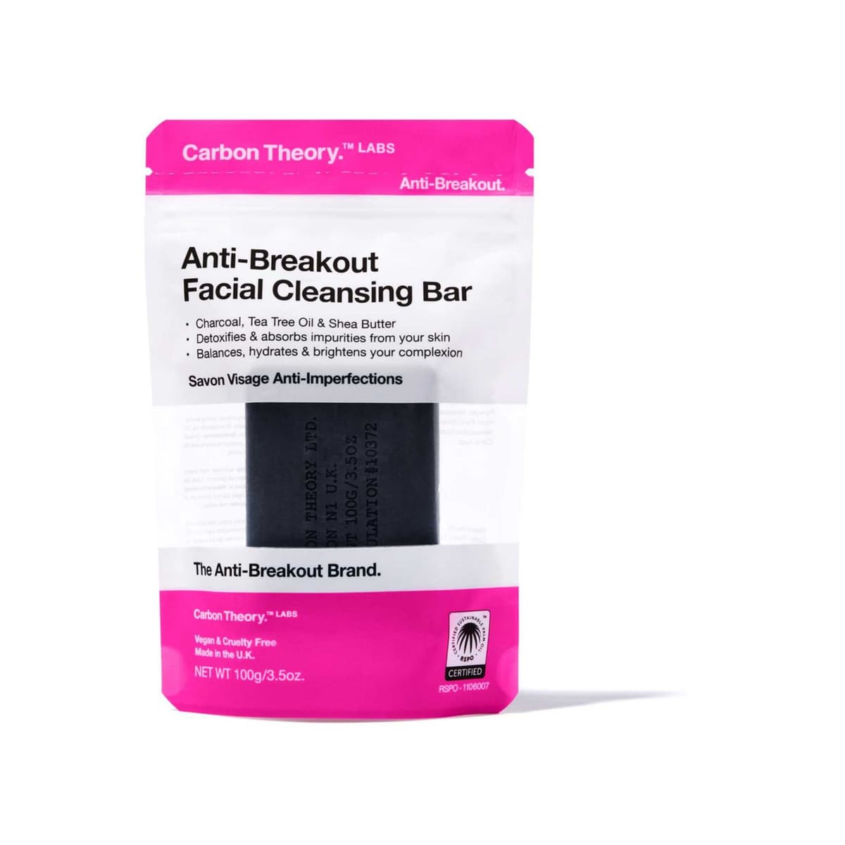 Charcoal and Tea Tree Oil Break-OutControl Facial Cleansing Bar