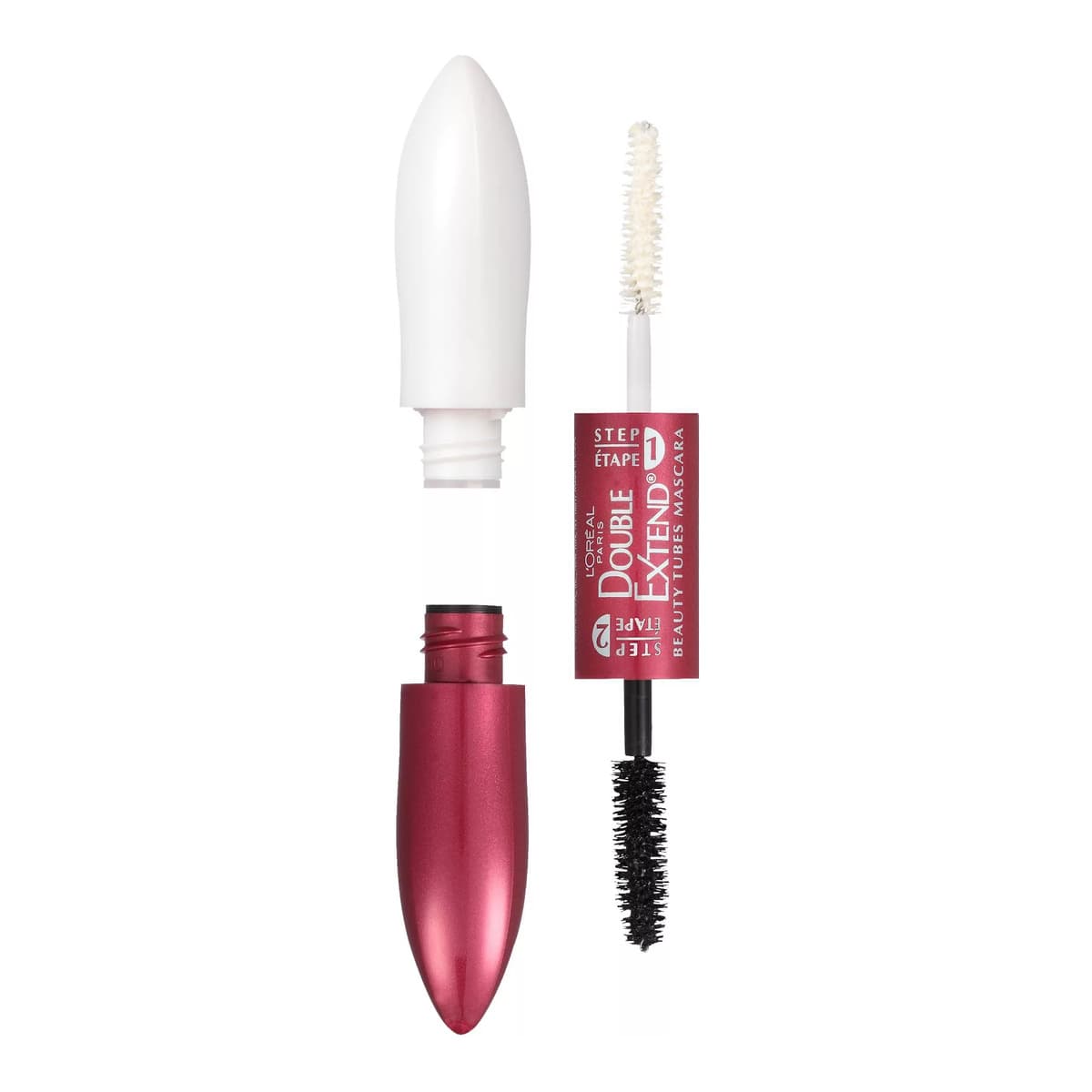 L'Oréal Paris Double Extend Beauty Tubes Lengthening Mascara and Basecoat, #570 Black