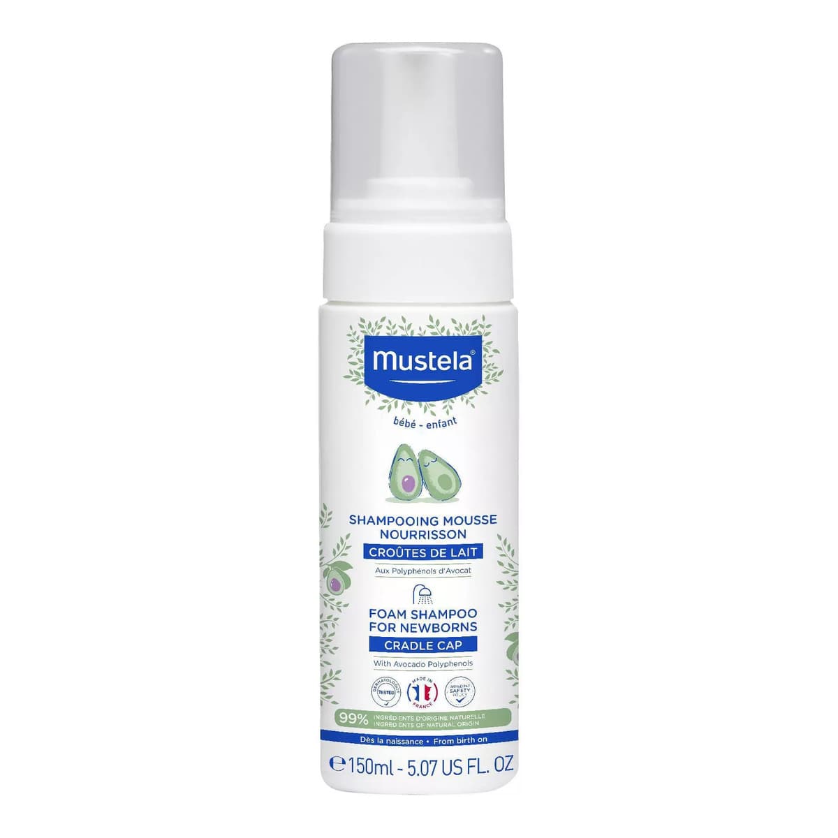 Newborn Baby Foam Shampoo for Cradle Cap