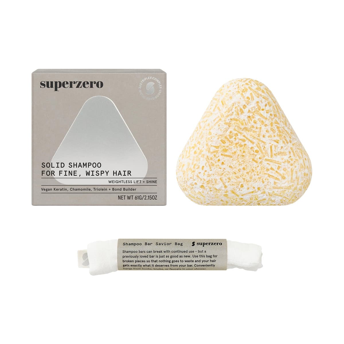 Fine Hair Shampoo Bar for Volume & Shine