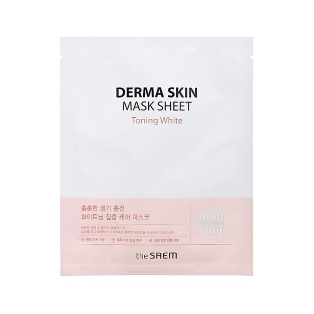 Derma Skin Mask Sheet, Toning White
