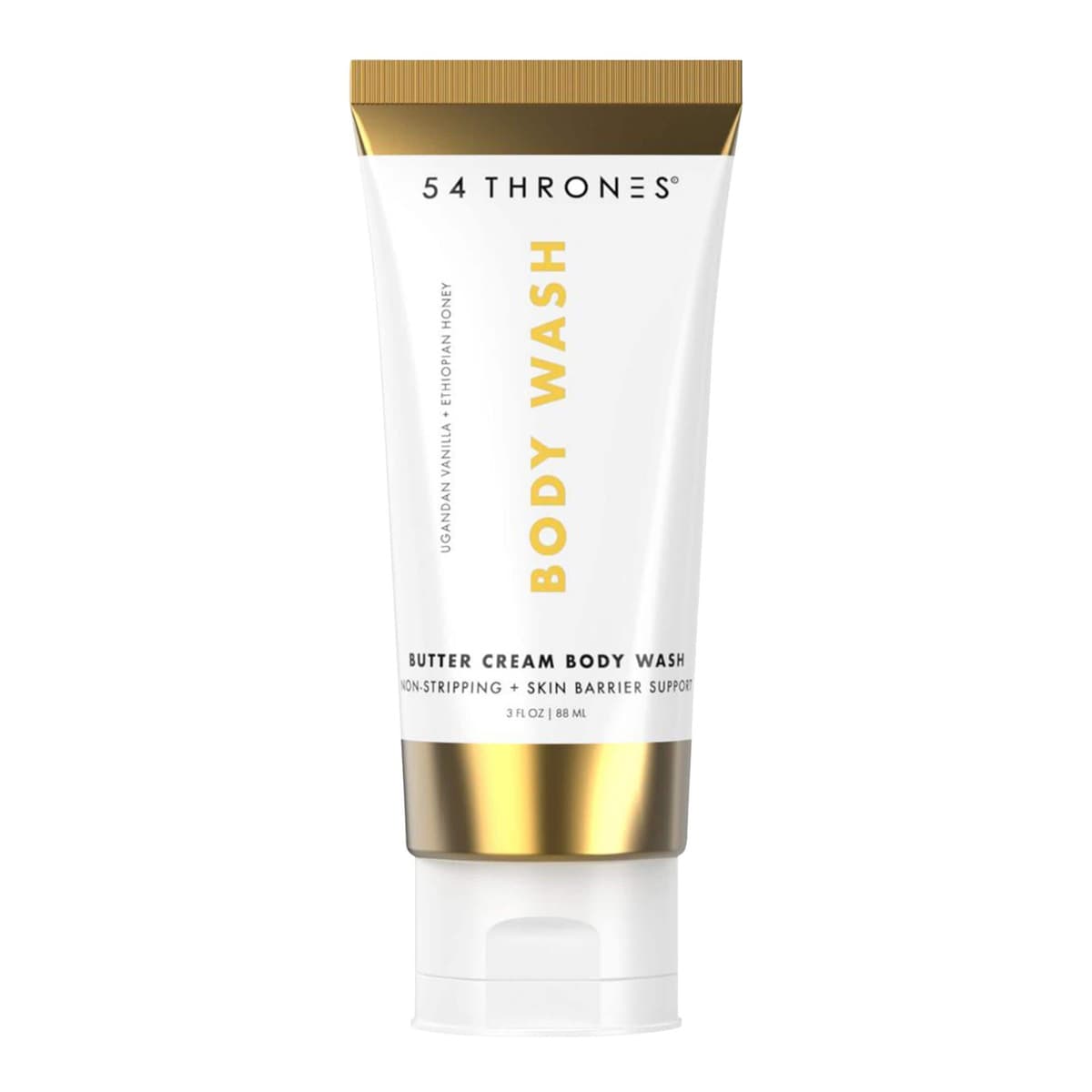 Moisturizing Butter Cream Body Wash - Non-Stripping with Shea Butter, Ceramides and Niacinamide