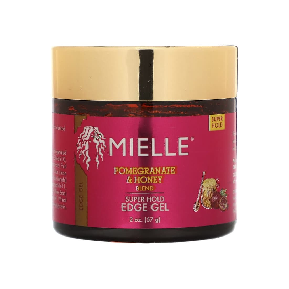 Super Hold Edge Gel, Pomegranate & Honey Blend