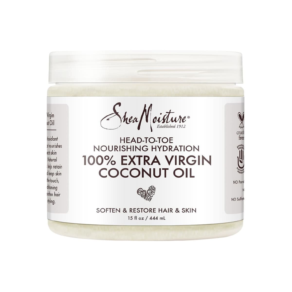 100% Extra Virgin Coconut Oil Moisturizer Nourishing Hydration