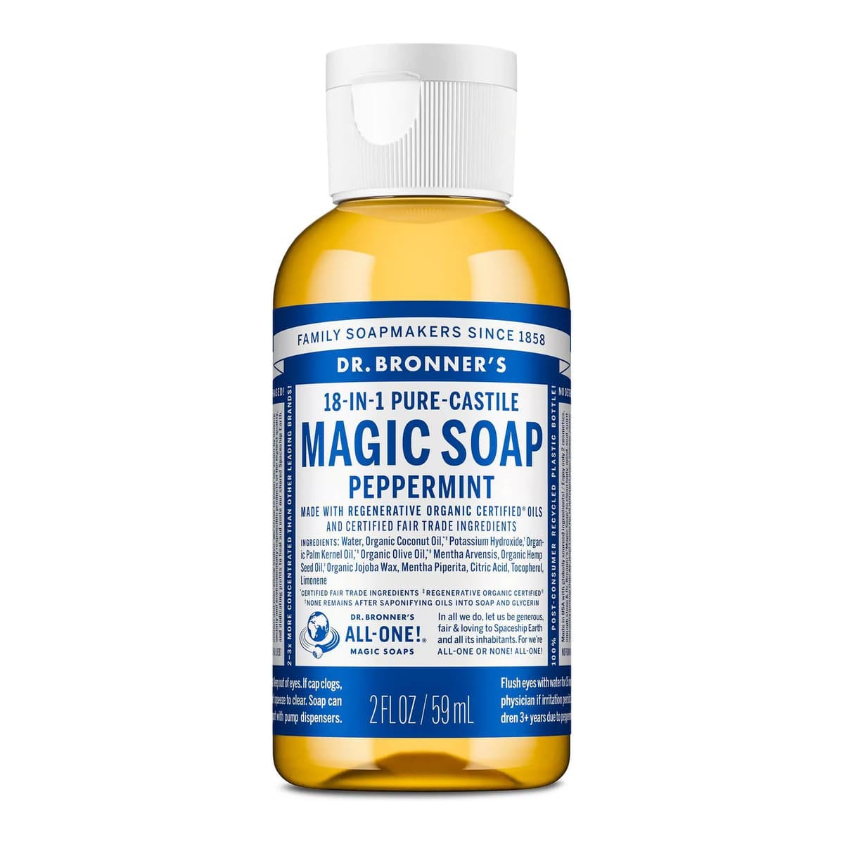 Magic Pure Castile Liquid Soap Bodywash - Peppermint