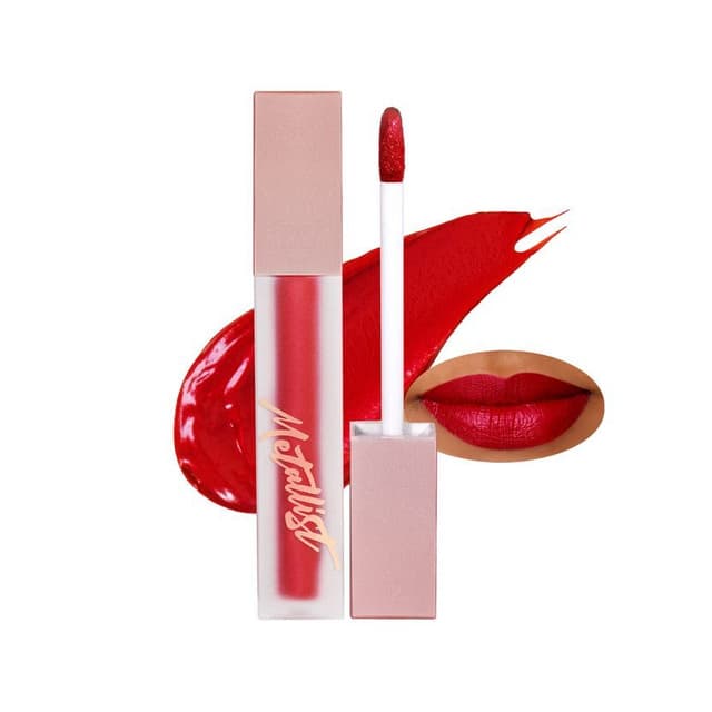 Metallist Matte Liquid Lipstick, Spicy Red