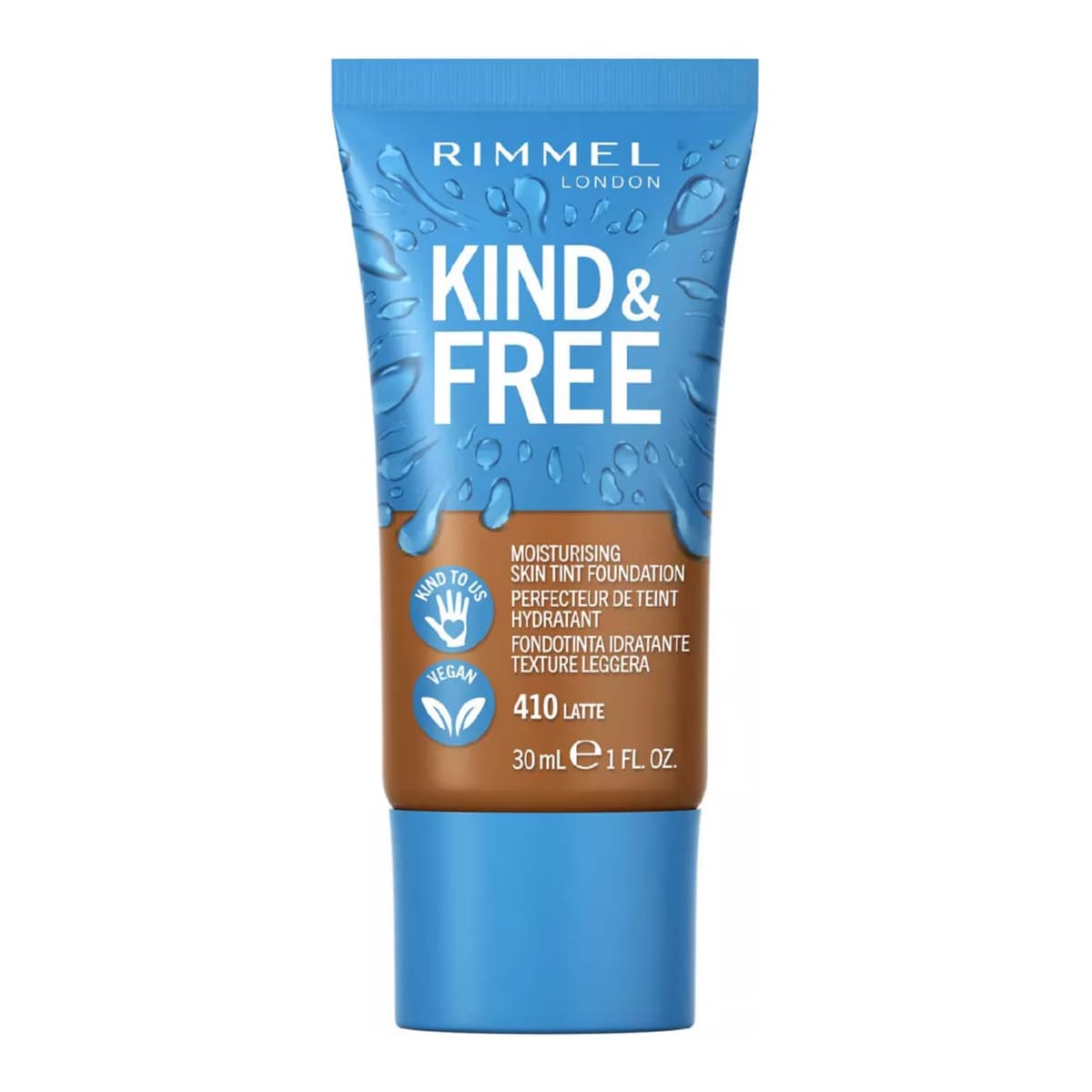 London Kind & Free Moisturizing Skin Tint Foundation, Latte