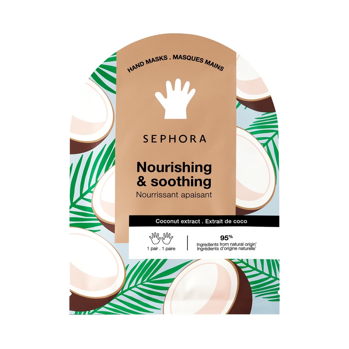 Hydrating Hand Mask in Coconut + Mango, Coconut
