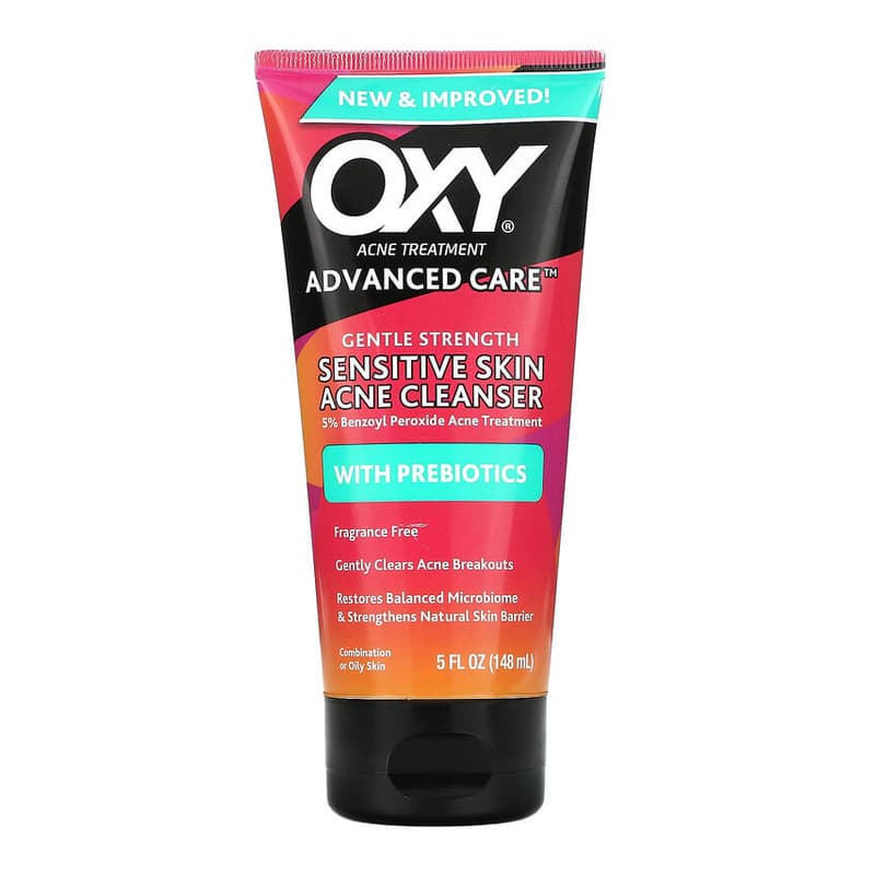Sensitive Skin Acne Cleanser with Prebiotics