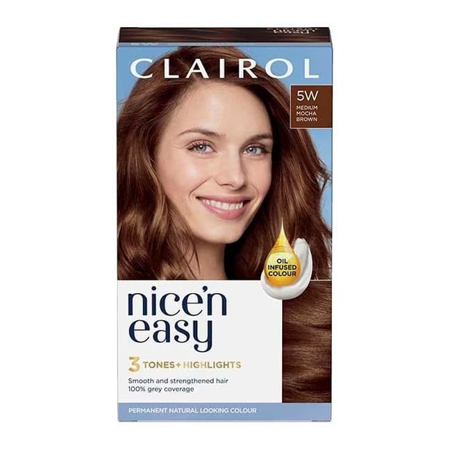 Clairol Nice'n Easy Hair Dye 5W Medium Mocha Brown