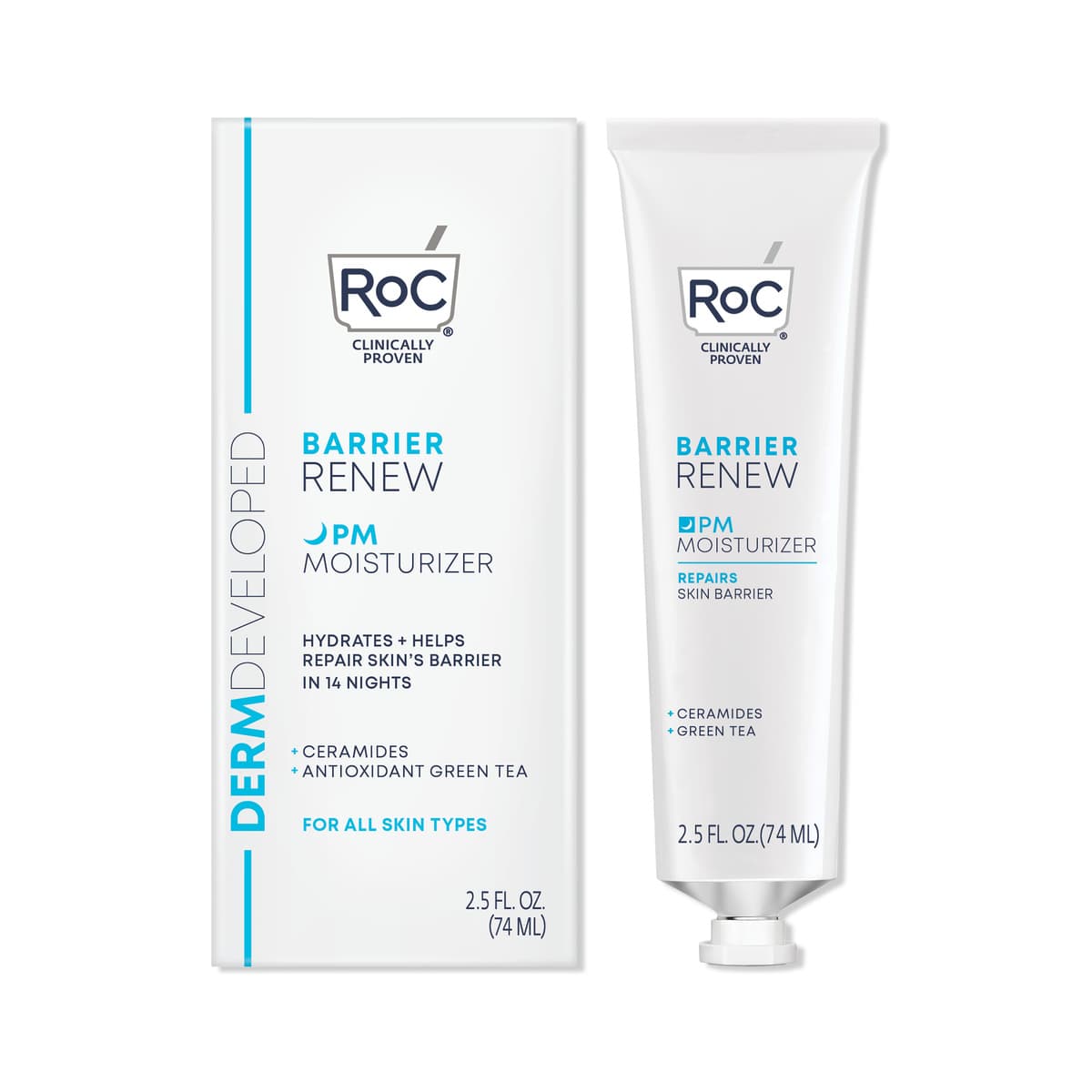 Barrier Renew PM Moisturizer Ceramides + Antioxidant Green Tea