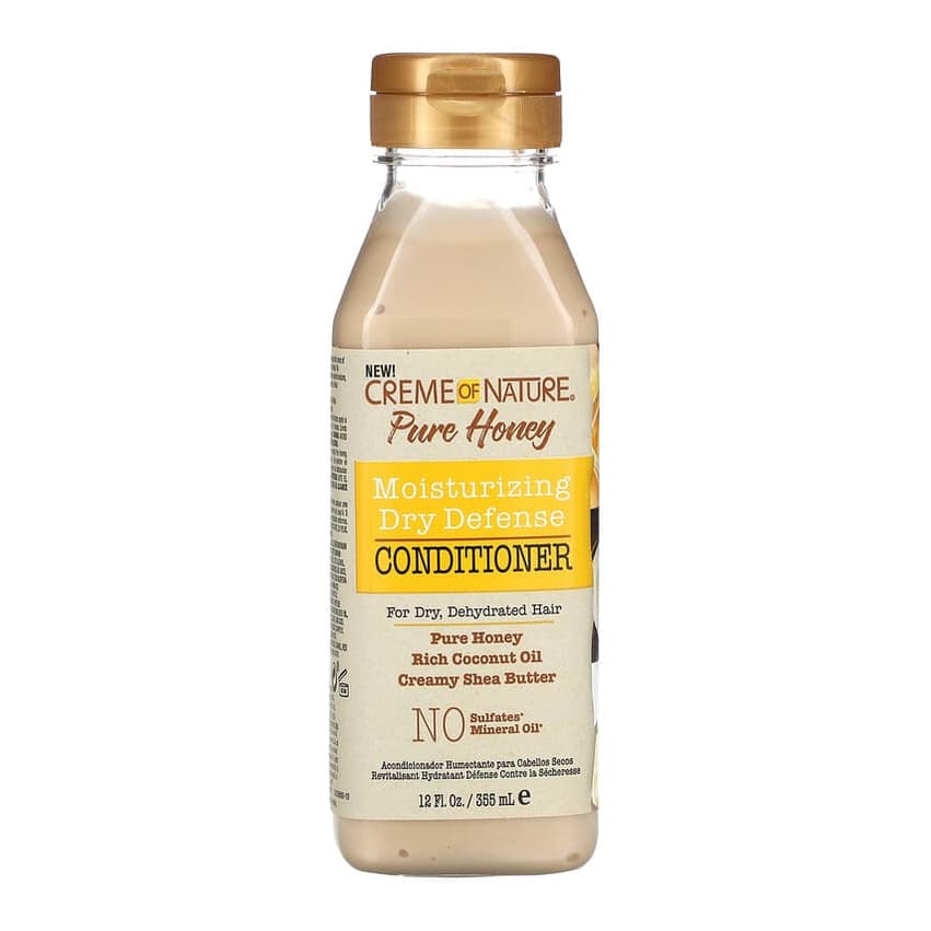 Pure Honey, Moisturizing Dry Defense Conditioner, For Dry, Dehydrated Hair
