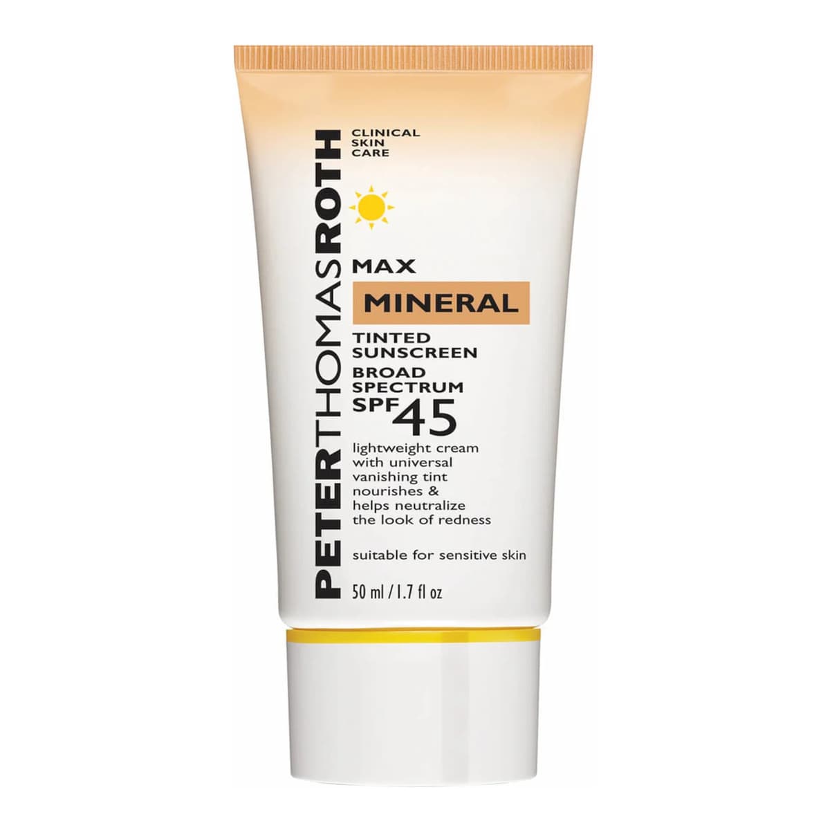 Max Mineral Tinted Sunscreen Broad Spectrum SPF 45 UVAUVB Protective Lotion