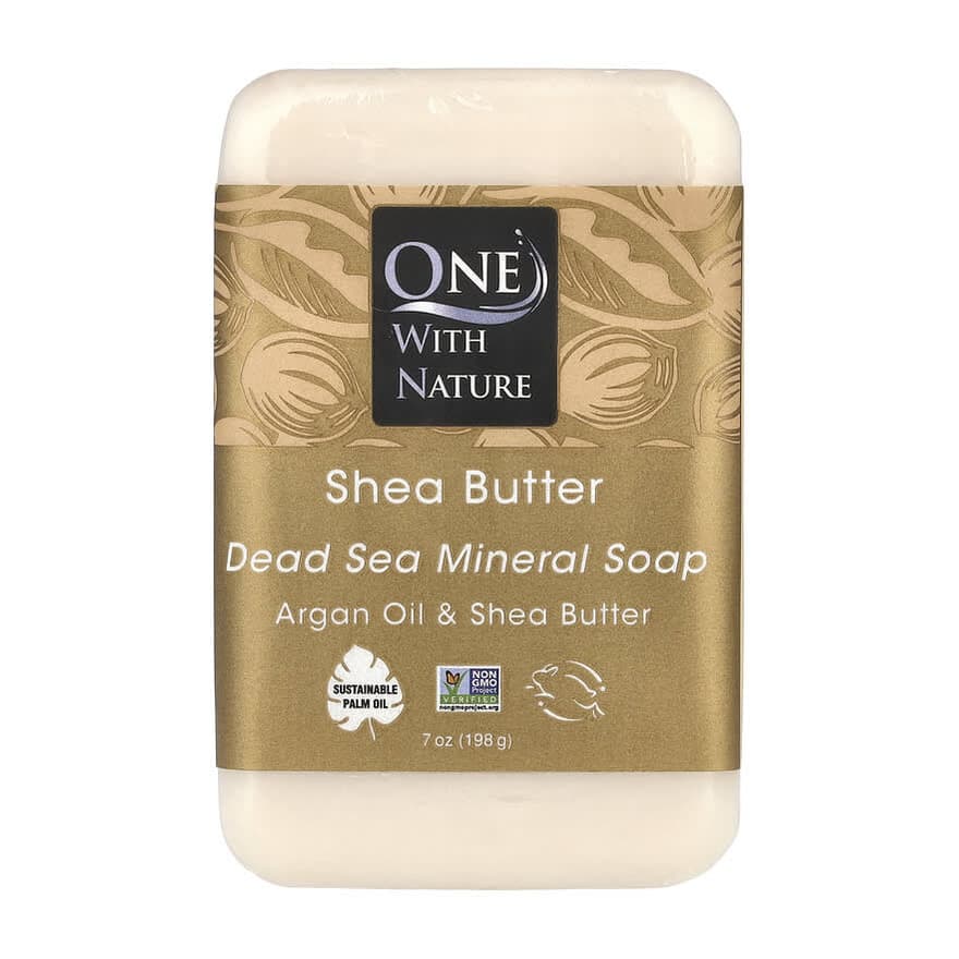 Dead Sea Mineral Bar Soap, Shea Butter