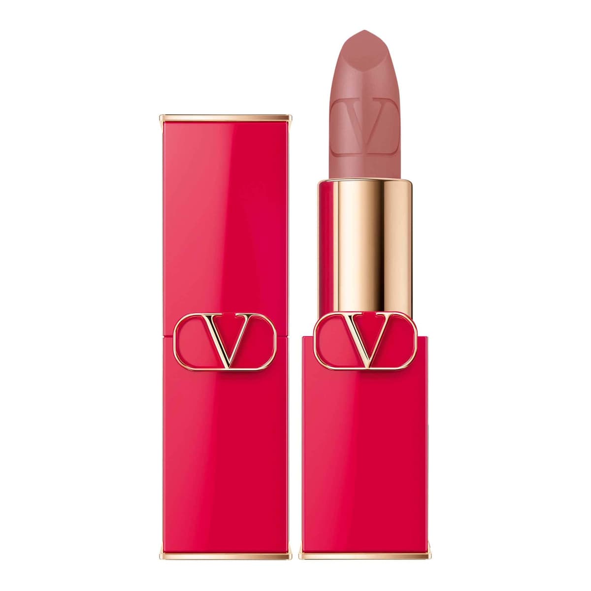 Rosso Valentino High Pigment Refillable Lipstick, 108A Living Nude
