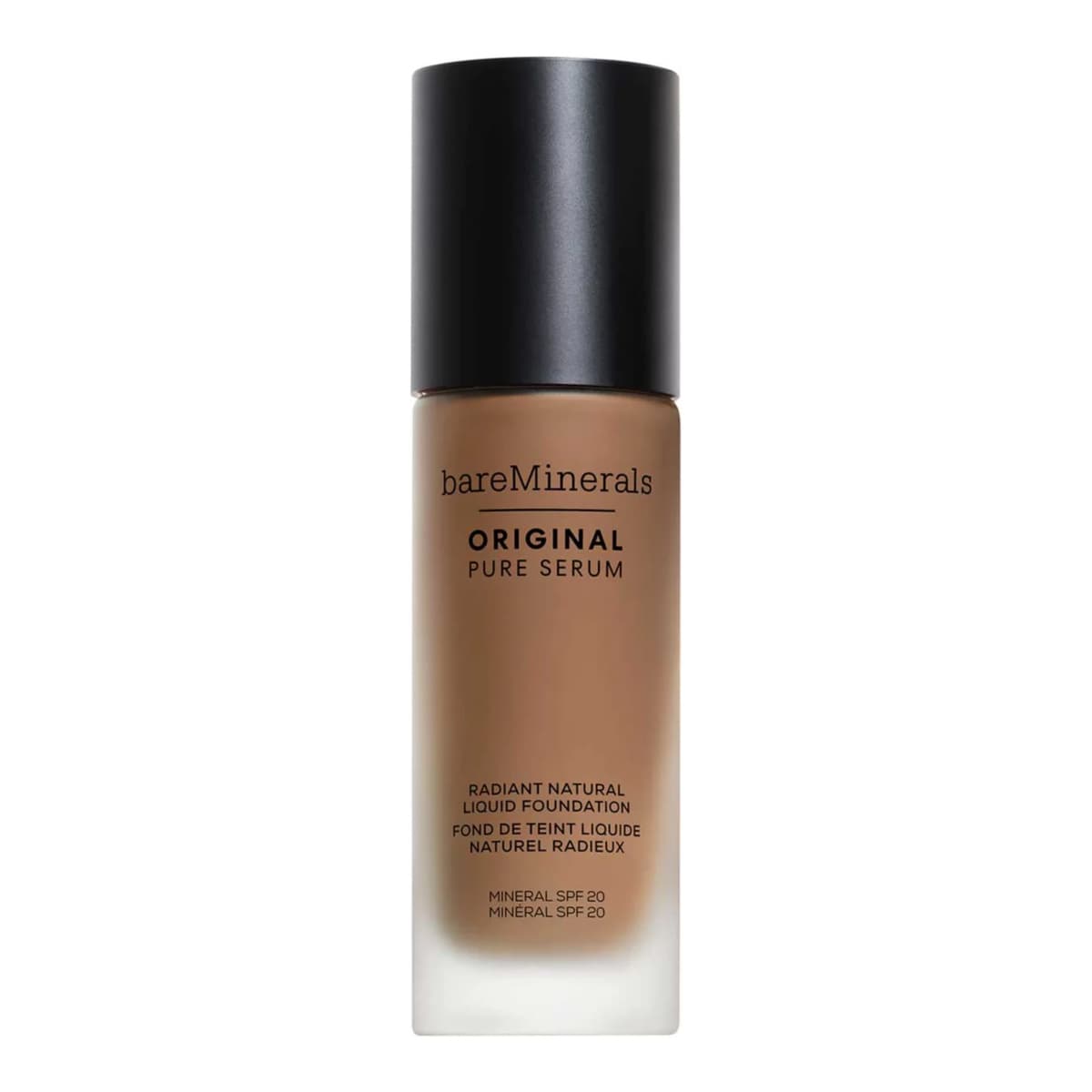 ORIGINAL Pure Serum Radiant Natural Liquid Foundation Mineral SPF 20, medium deep cool 4
