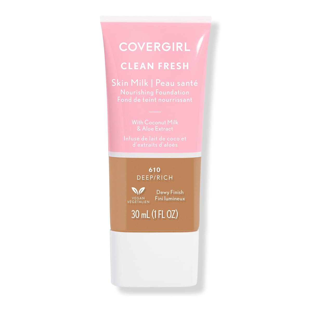 Clean Fresh Skin Milk Foundation, Rich/Deep 610