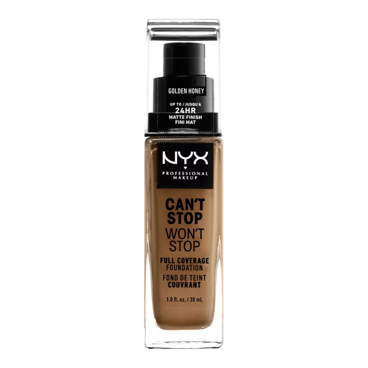 Can't Stop Won't Stop Full Coverage Foundation, GOLDEN HONEY