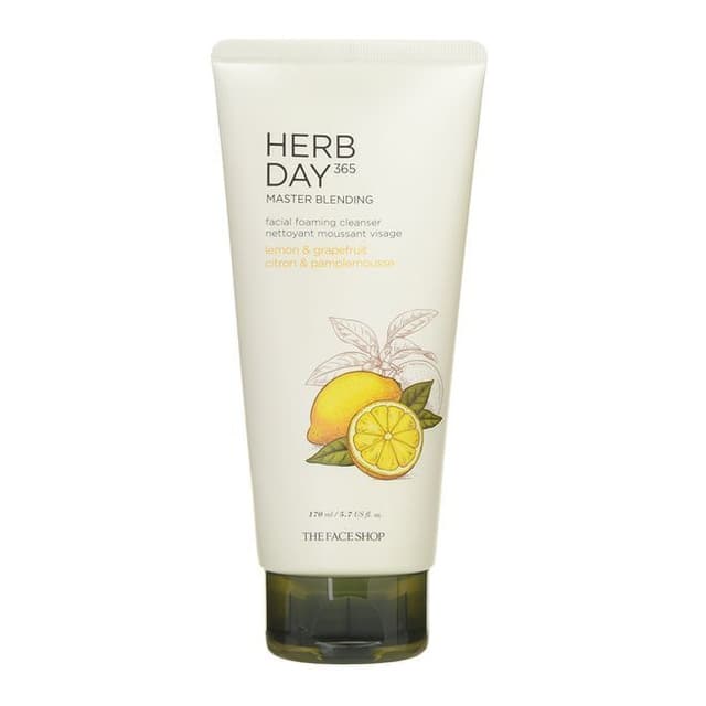 Herb Day 365 Master Blending Cleansing Foam, Lemon & Grapefruit