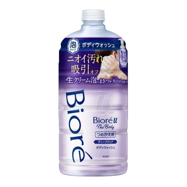 Biore U The Body Foam Type Body Soap, Deep Clear
