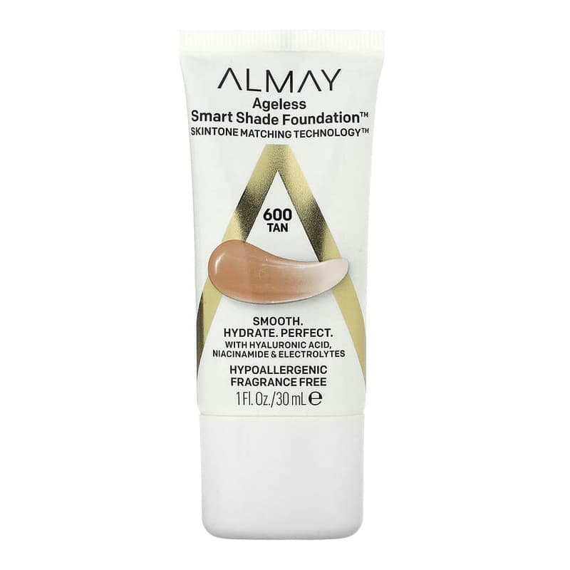 Ageless Smart Shade Foundation, #600 Tan