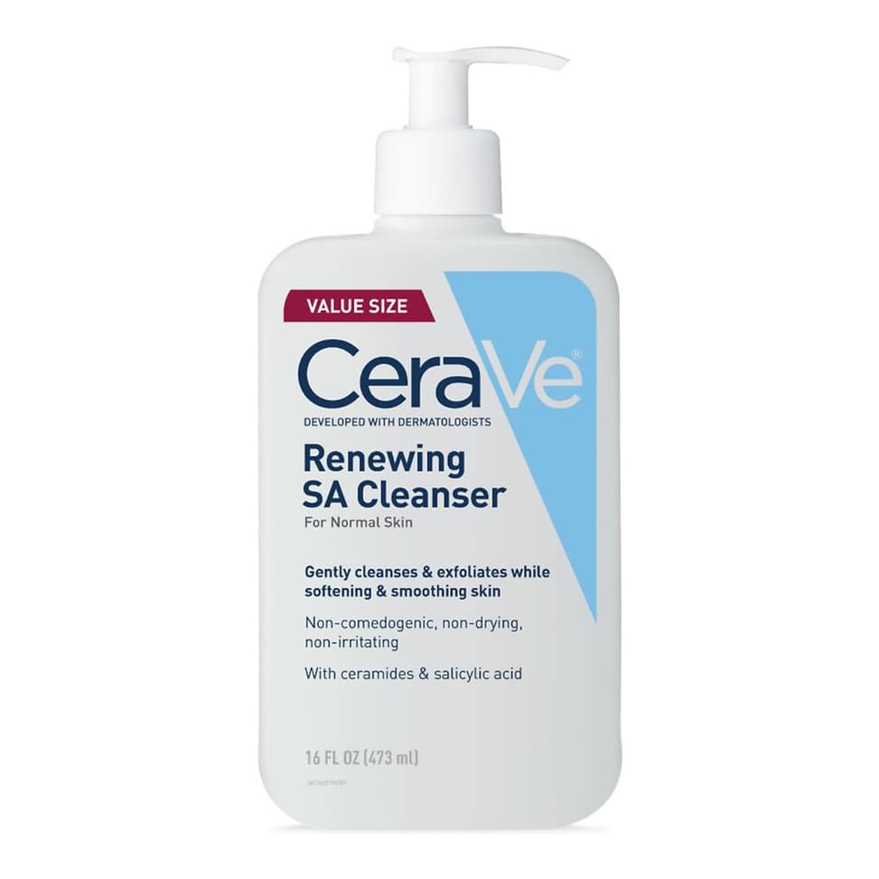Renewing SA Cleanser Exfoliating Salicylic Acid Face Wash for Normal Skin
