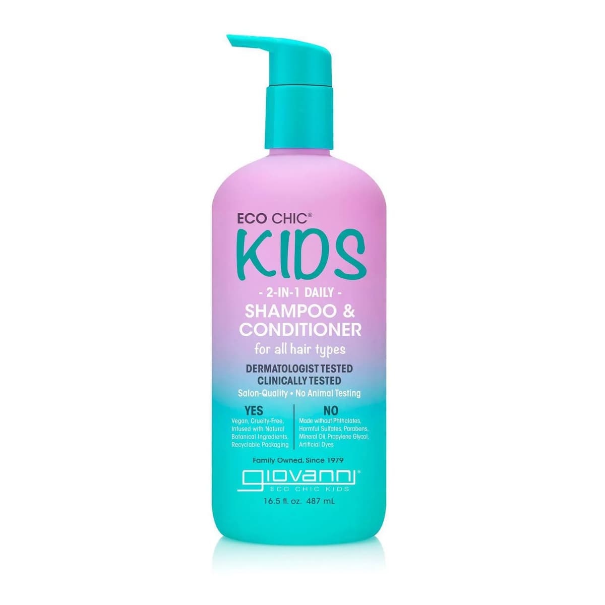 Eco Chic Kids' 2-in-1 Daily Shampoo & Conditioner