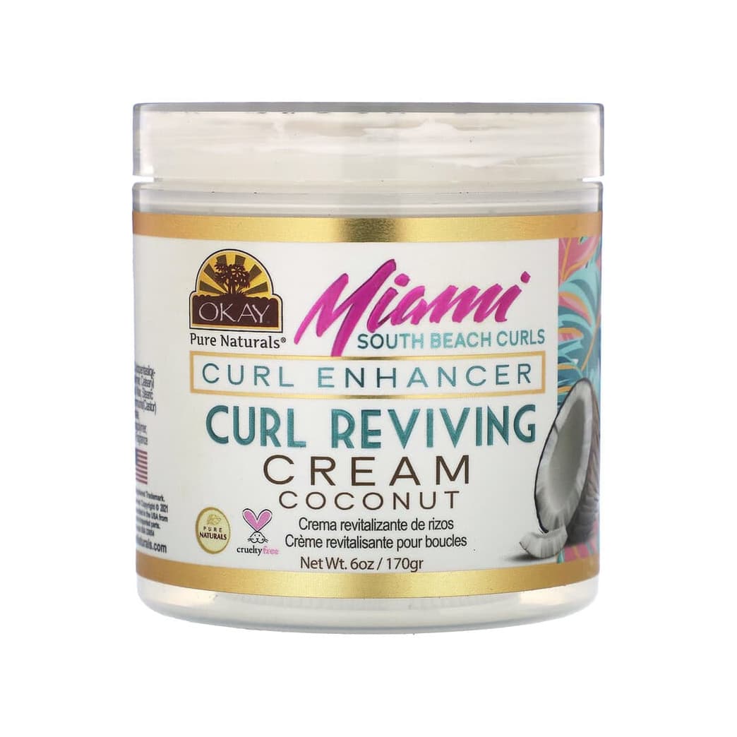 Miami South Beach Curls, Curl Enhancer, Curl Reviving Cream