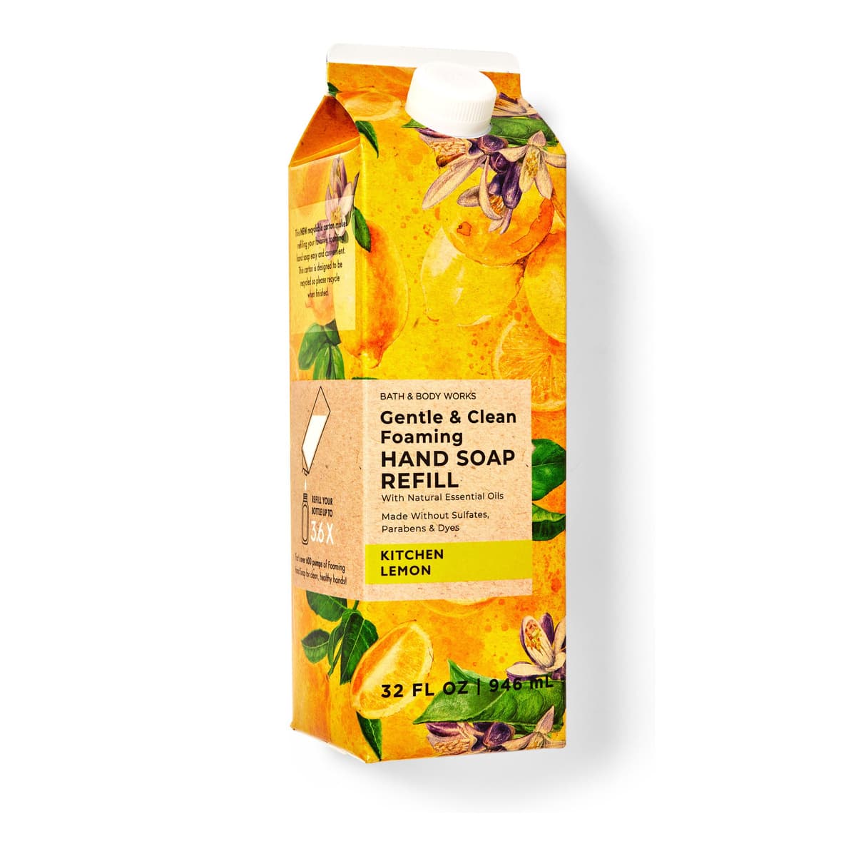 Kitchen Lemon, Gentle & Clean Foaming Refill