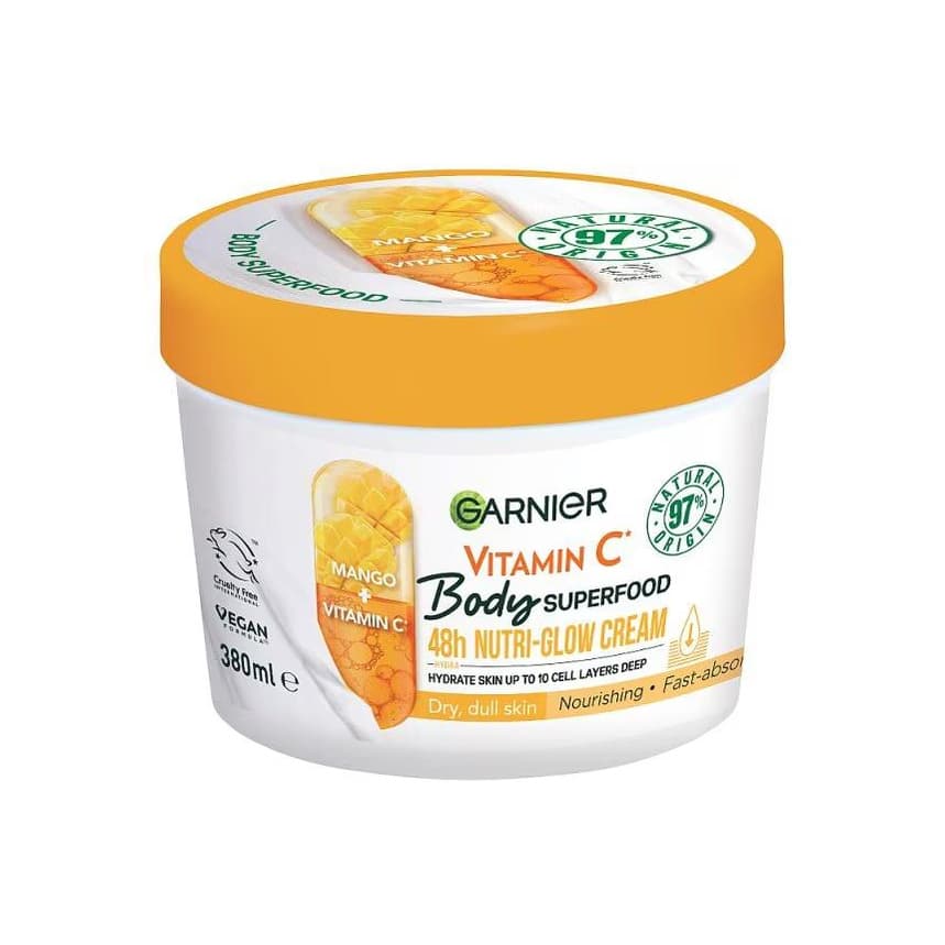 Body Superfood, Body Cream, Vitamin C & Mango