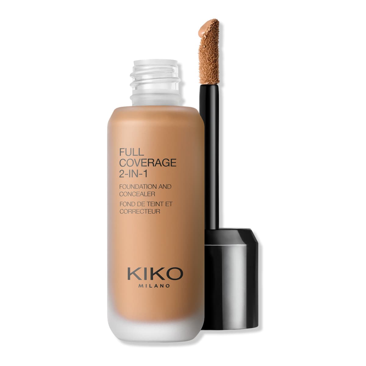 Full Coverage 2-In-1 Foundation & Concealer, Warm Beige 105