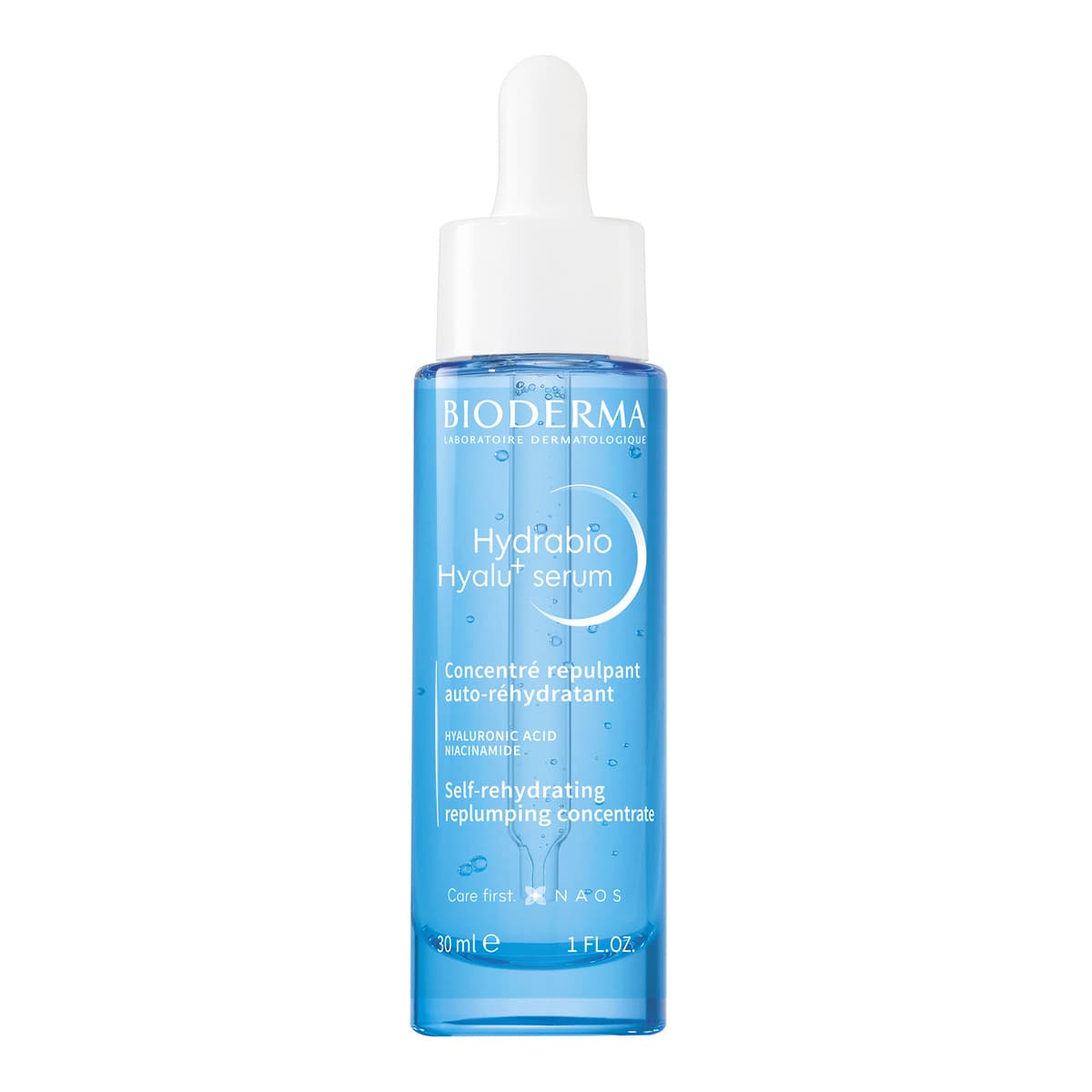 Hydrabio Hyalu+ Plumping Hydrating Serum with Hyaluronic Acid for Dehydrated Skin