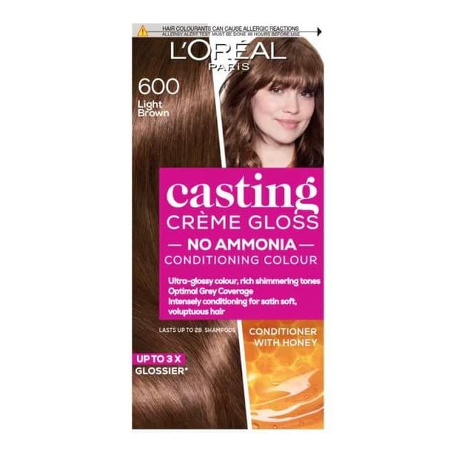 Casting Creme Gloss 600 Light Brown Semi Permanent Hair Dye
