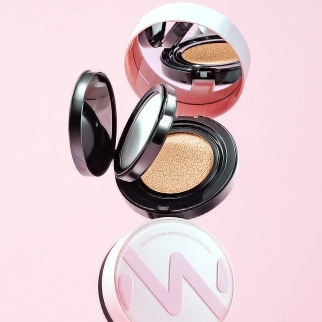 2 in 1 Matte Loose Setting Powder + Soft Velvet Cushion, F01 Ivory & Translucent