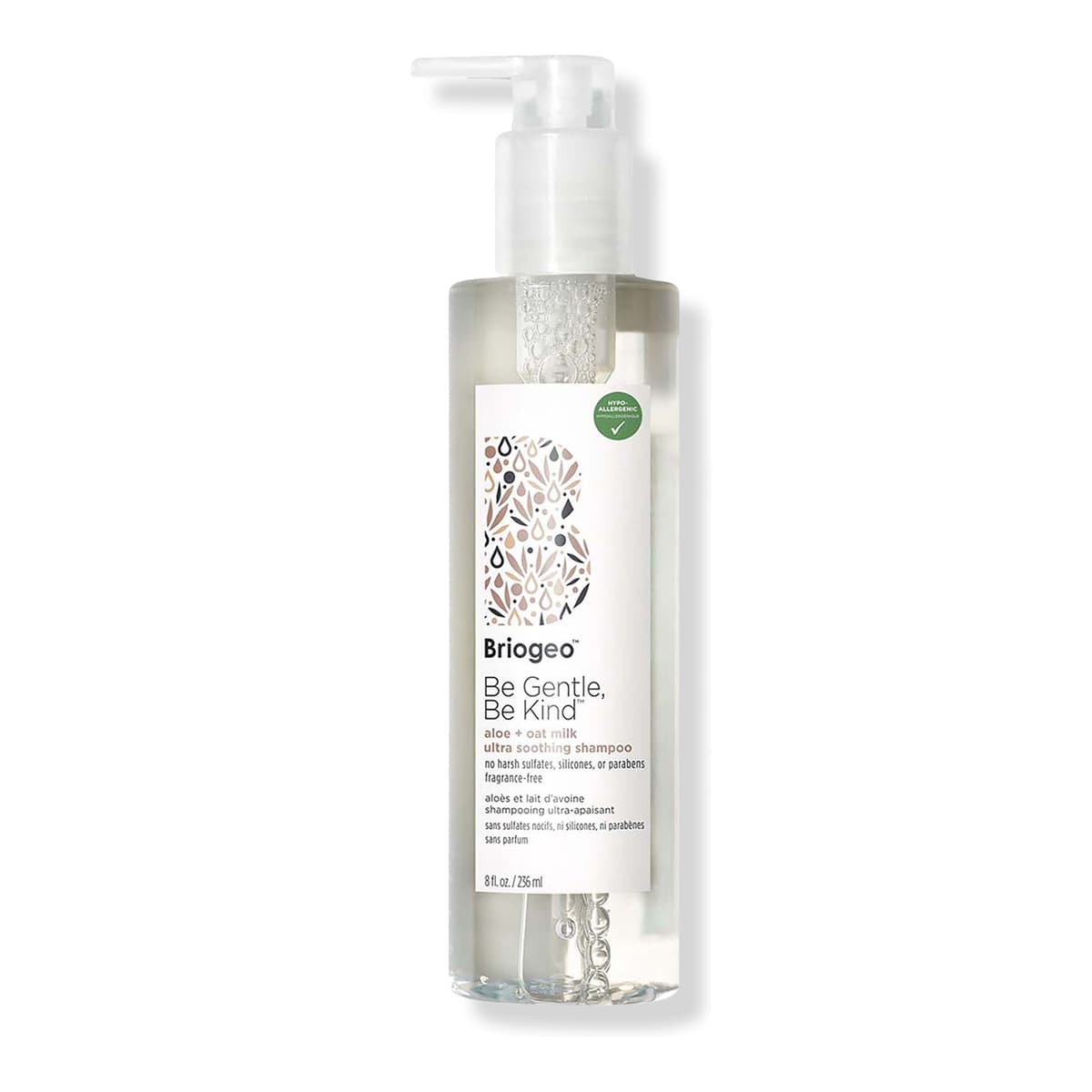 Be Gentle, Be Kind Aloe + Oat Milk Ultra Soothing Fragrance-Free Hypoallergenic Shampoo