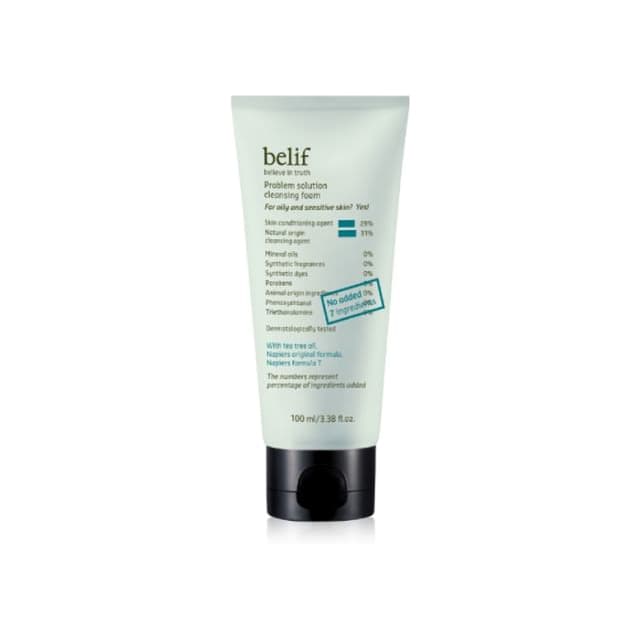 Problem Solution Vegan Cleansing Foam