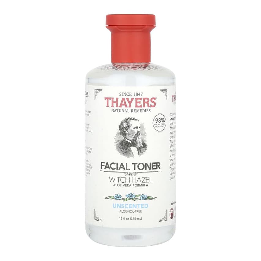 Witch Hazel Facial Toner, Alcohol-Free, Unscented