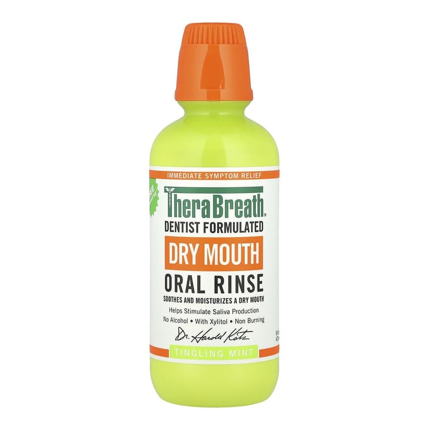 Dry Mouth Oral Rinse, Tingling Mint