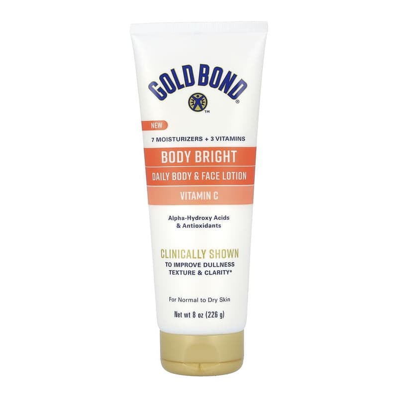 Body Bright, Daily Body & Face Lotion, For Normal to Dry Skin