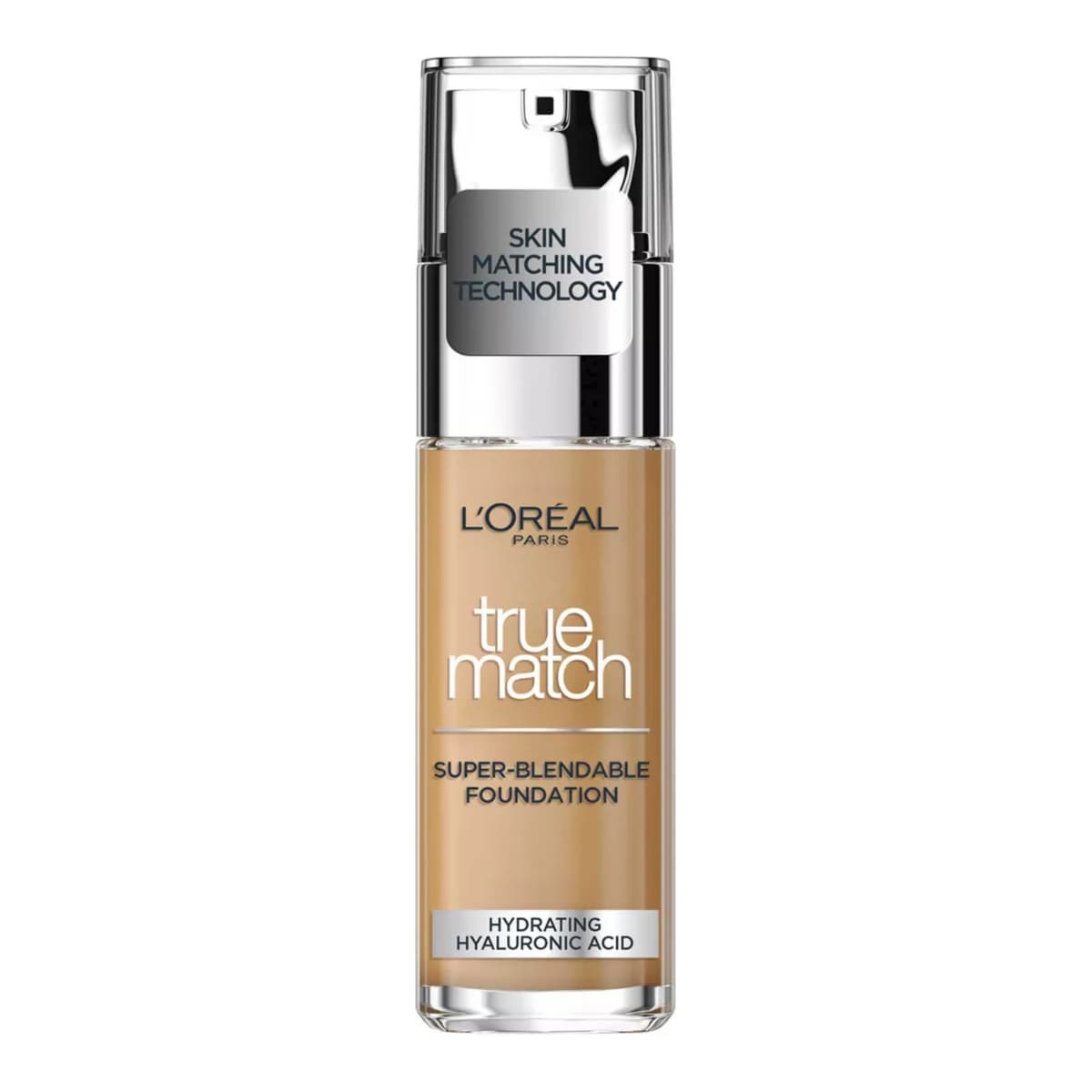 L'Oréal Paris True Match Liquid Foundation with Hyaluronic Acid and SPF, #4.5N